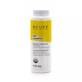 ACURE Dry Shampoo - All Hair Types | 100% Vegan | Certified Organic + Free Gift
