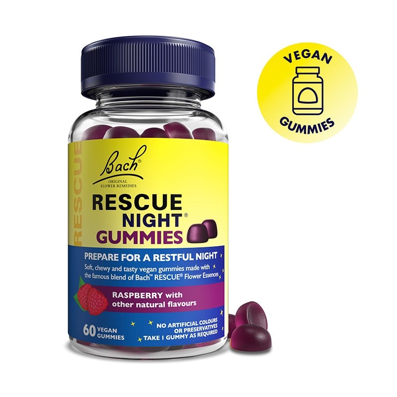 Bach Original Flower Remedies Rescue RESCUE Remedy Gummies Night