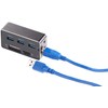 revolt Card Reader: USB 3.0 Hub with 3 Ports and