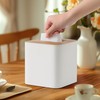 Cretkhp Tissue Box Cover, Modern Square Tissue Box Holder with
