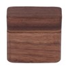 Ring Box Walnut Magnetic Cover Inlay Fleece Portable Wooden Wedding