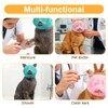 2Pcs Breathable Cat Muzzle with Soft Mesh Covered, Cat Muzzle