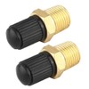 KIMISS Car Tire Inflating Valve, 2Pcs 1/8" NPT MPT Car
