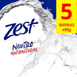 Jabón Zest Neutro Micelar Antibacterial 5 x 90 g