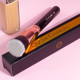 Oscar Charles 104 Luxe Professional Flat Top Foundation Buff Makeup Brush
