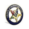 Order of The Eastern Star Masonic Car Emblem Square Cut-Out