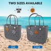 Jesslynne Beach Rubber Bag Tote Bag,Extra Large Waterproof Travel Women