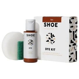 All in One Shoe Colouring Kit (Tan) - Restores The Colour of Leather, Suede, Nubuck, Fabric, Satin, and Canvas Footwear | Complete Shoe Dye Kit