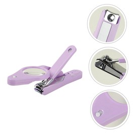 Ipetboom Nail Clippers Magnifier and Led Light Fingernail Toenail Trimmer Cuticle Nipper Portable Nail Cutters for Home Use