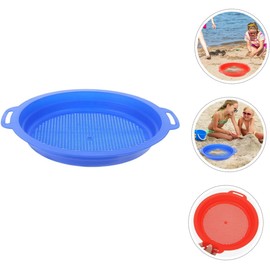 2 Pcs Sand Sifter Multi Colored Sieves for Beach Sand Sifter for Rocks Sand Sifting Pan for Beach Gardening Digging Finding Treasure Shells