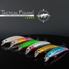 TACTICAL FISHING 6 Piezas - Seis Minnows De Hundimiento Lento,