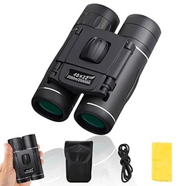 40x22 Binoculars for Adults and Kids, Portable Mini Pocket Binoculars, Waterproof Compact Binoculars for Bird Watching, Traveling, Concert, Theater, Opera, Sightseeing, USVI16