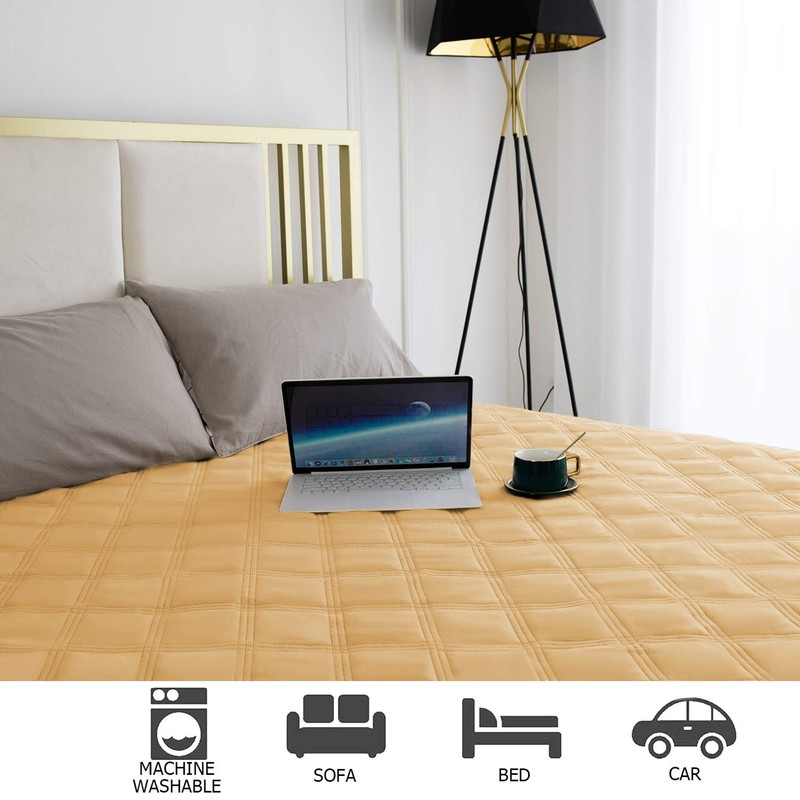 Ameritex - Funda impermeable para cama de perro con respaldo
