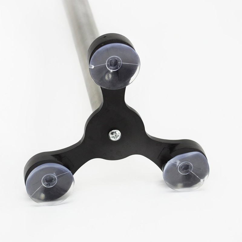 com-four® 2 x Standing Kitchen Roll Holder with Suction Cup