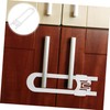 Generic 6pcs Proofing Cabinet Locks Adjustable U Shaped Safety Locks