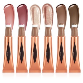 U-Shinein Contour Beauty Wand, Face Concealer Blusher Highlighter Stick with Soft Cushion Applicator, Smooth Natural Matte Finish Contour Blush Pen, Waterproof Long-lasting Body Face Makeup (6Pcs)