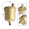 Hydro Master Automatic Air Vent Valve 1/8 Inch Brass