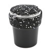 Car Ashtray DiamondStudded Smokeless Container with LED Light Indicator Multifunctional