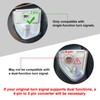 Kojem Side Mirror Turn Signal Lights Compatible with 2010-2018 Dodge