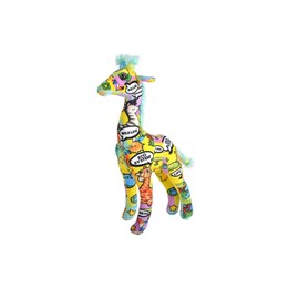 Wild Republic Message from The Planet, Giraffe, Stuffed Animal, 12 inches, Gift for Kids, Plush Toy, Made from Spun Recycled Water Bottles, Eco Friendly, Child’s Room Decor