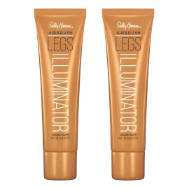 Sally Hansen Piernas De Aerógrafo Maquillaje Iluminador Bril Brillo Dorado