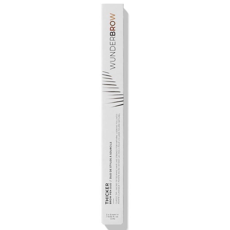 Thicker Brow Pen Duo, Dual Ended Pen, Vegan & Cruelty