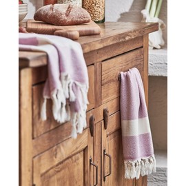 Vi’Cotton - Turkish Hand Towels 100% Cotton 2 -Pack Extra-Large 15x40 Inches,Bathroom and Kitchen Turkish Cotton Hand Towel-Hand Bath Towels for Hand,Face,Hair,Gym,Yoga,Elegant Bathroom Decor For Bath