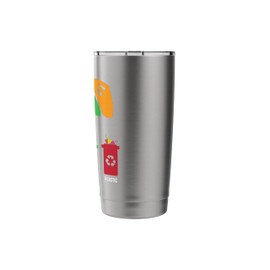 Garbage Day Recycling Truck Kids Boys Toddlers Girls Trash Stainless Steel Insulated Tumbler