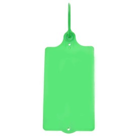 100 Plastic Shipping Tags Water Proof Labeling Writable Shipping Labels Water Proof Marker Ties Hanging Tagger Storage Lable Tags with One Marker Pen(Green)