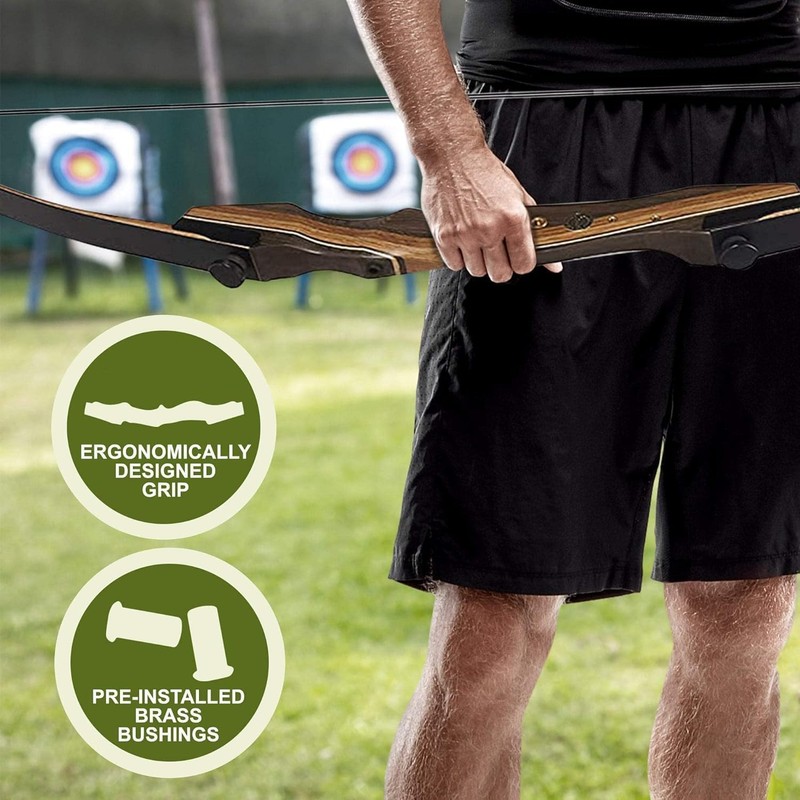 Samick Sage Takedown Recurve Bow and Arrow Set - 62