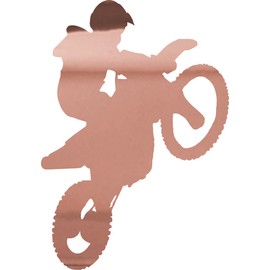 NBFU Motocross Sport Motorcycle (Rose Gold) (Set Of 2) Premium Waterproof Vinyl Decal Stickers For Laptop Phone Accessory Helmet Car Window Bumper Mug Tuber Cup Door Wall Decoration