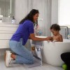 MONBEBE Bathtime Kneeling Pad W/ Elbow Rests & Storage! -Machine