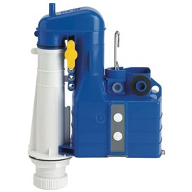 Thomas Dudley Turbo 88 2 Part 7.5 inch-9.5 inch Adjustable Lever Flush Syphon 324395, Blue