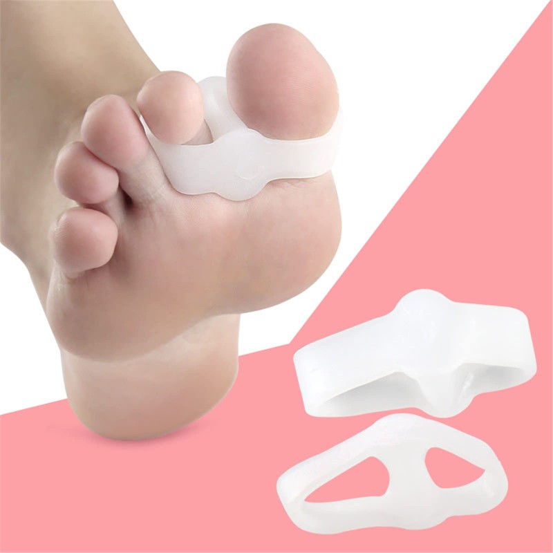 WANGCL Bunion Gel Toe Separator Toe Separator with 2 Loops