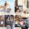 PENGYIP Clear Stadium Approved Tote Bag, Transparent See Through, 11.5x5.75x11.75