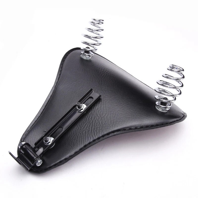 KEEPDSGN Retro Alligator Motorcycle Leather Solo Driver Seat for Harley