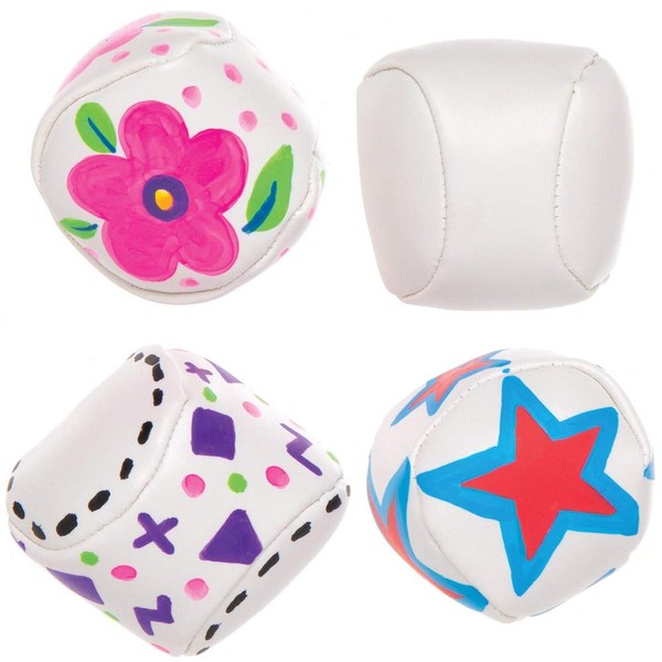 Baker Ross Design Your Own Mini Soft Balls for Kids