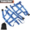 labwork 2PCS Blue 14-17 inch Tires Wheel Car Tow Dolly