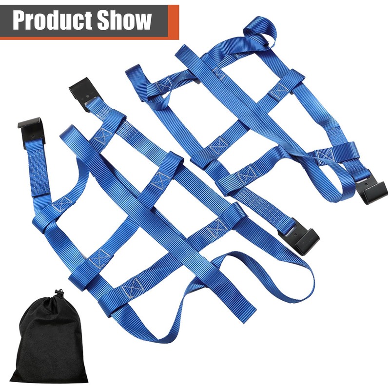 labwork 2PCS Blue 14-17 inch Tires Wheel Car Tow Dolly