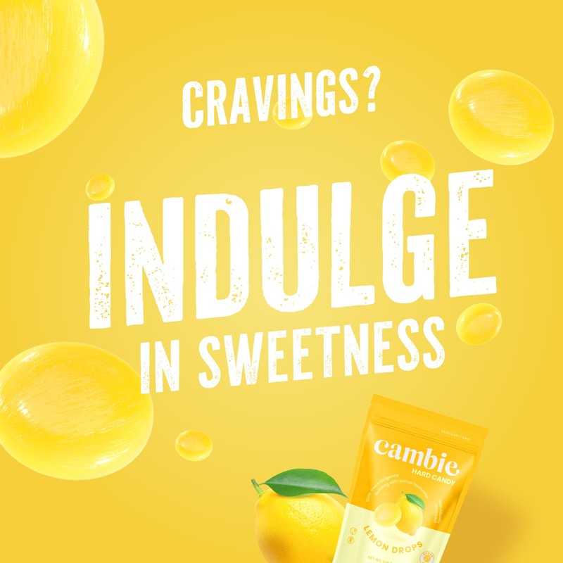 Cambie Lemon Drops Hard Candy - 1 Pound of Classic