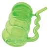 Rehabilitation Advantage Cup with Built-In Straw Handle, Green