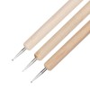 25Pcs Pottery Tools Clay Sculpting Dotting Pens Fondant Ball Stick