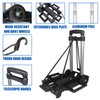 APOXCON Folding Hand Truck, 120 lbs Capacity Luggage Cart with