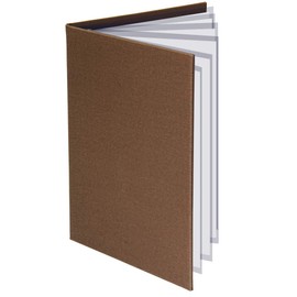 Menu Book Hardcover 12 Pages (6 Sheets 12 Sides) A4 PRO-MFA4-12 (Brown)