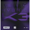 TIBHAR BT007-BLK Table Tennis Rubber Hybrid K3 (Black/2/Men's, Lady's, Jr)