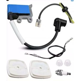 IGCLINIC A411001690 A10070 Ignition Coil Air Filter Fuel Line Kit for Echo SRM-225 PAS-225 GT-225 PE-225 SHC-225 SRM-2320T 225 Shindaiwa T235 Weedeater String Trimmer Parts, for OPPAMA A411001690
