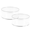 Dayaanee Round Acrylic Container with Lid Clear Round Acrylic Box