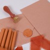 UNIQOOO Rust Orange Sealing Wax Sticks for Wax Seal Stamp