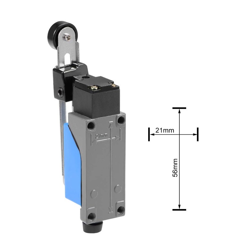 uxcell ME-8108 Adjustable Roller Lever Arm Momentary Limit Switch 1NC+1NO