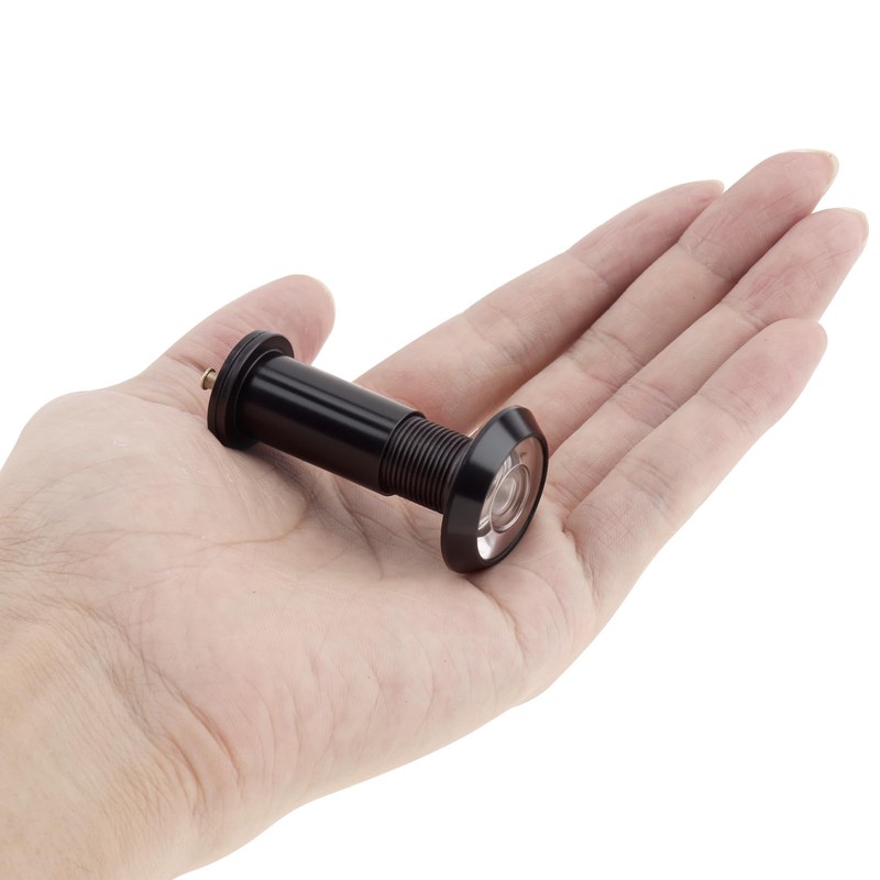 HOJLKLD Door Viewer Peephole, 220-degree Solid Brass Peep Hole for